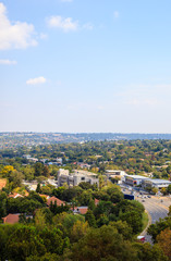 Fototapeta na wymiar The suburbs surrounding the Sandton area, Johannesburg, South Africa.