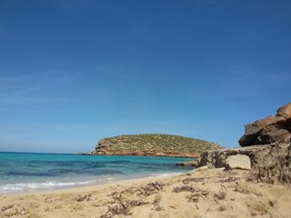 Ibiza island landscape 
