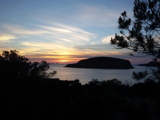 Ibiza island landscape 