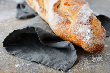 One Baguette on the slate