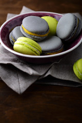 Colorful delicious macaroon