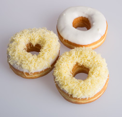 donut or tasty donut on the background.