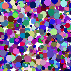 Multicolored scattered dot pattern background