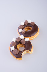 donut or tasty donut on the background.