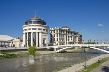 Obraz premium Skopje - Macedonia - Vardar River