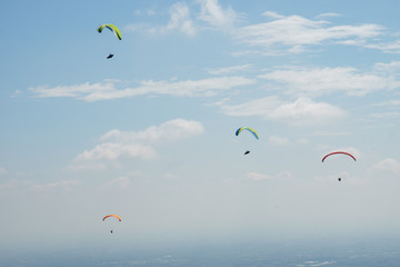 Paragliding team