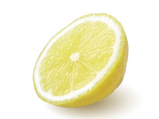 lemon fruit half