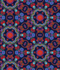 Hippie mandala pattern