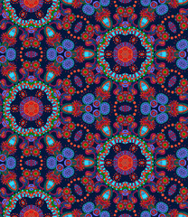 Hippie mandala pattern