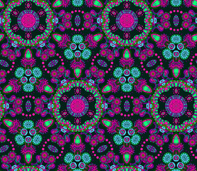 Hippie mandala pattern