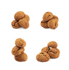 Ginger cookie isolated