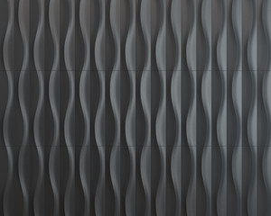 Black wave abstract background