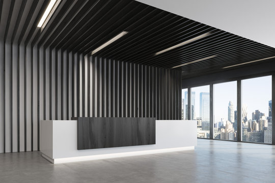 White and black reception, black office side