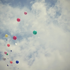 Ballone auf der Reise