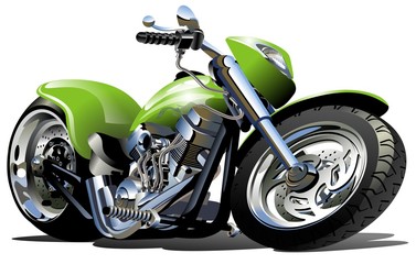 Obraz premium Cartoon Motorcycle