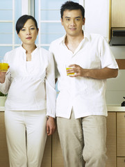 couple in the kitchen