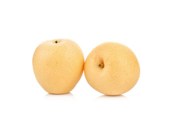 Fototapeta premium Pear on white background