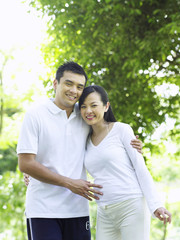 couple in the park