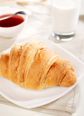 Croissant for breakfast