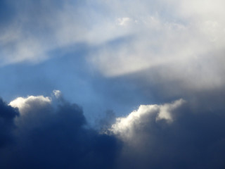 Fototapeta na wymiar stormy sky