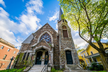 A historic church in Brattleboro, Vermont.