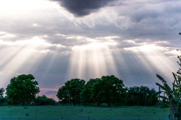 Sun set on God's earth 