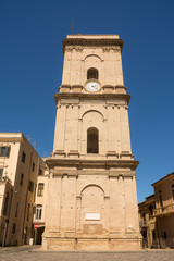 Fototapeta na wymiar Tower of cathedral in the city of Lanciano in Abruzzo (Italy)