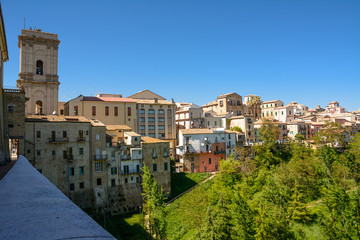 Fototapeta na wymiar Panorama of the city of Lanciano in Abruzzo (Italy)