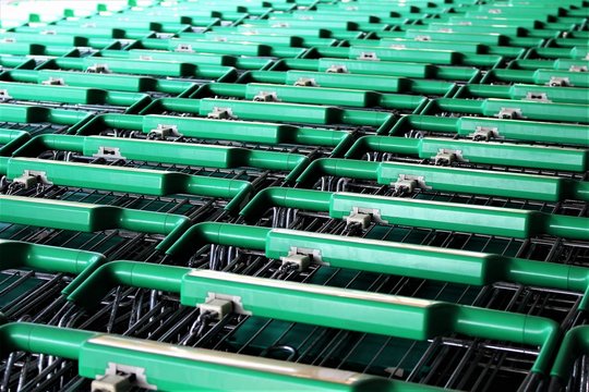 An Image of a Shopping cart - trolley