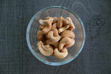 Cashews nut in bowl