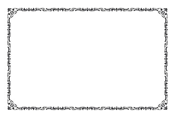 nostalgischer alter vektor bilderrahmen 