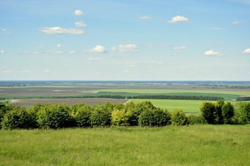 landscape on a sunny day