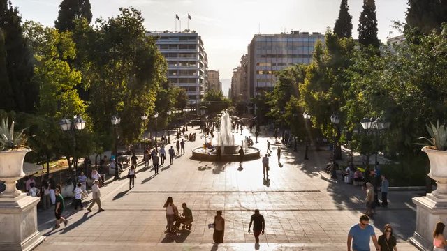People on Syntagma Square