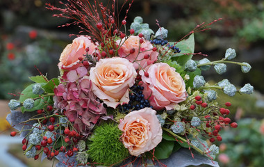 blumen,blumenstrauss,herbstlich