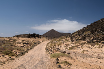Insel Lobos bei Fuerteventura den Kanarischen Inseln