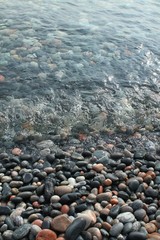 Pebble Beach with criystal clear water