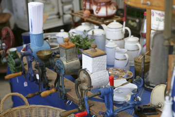 Auer Dult Flea Market in Munich, Bavaria