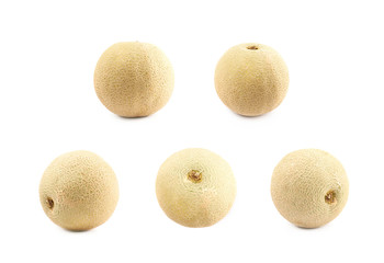 Cantaloupe melon fruit isolated