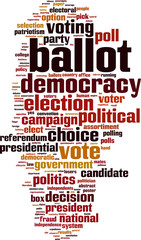 Ballot word cloud