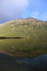 Lake reflection BC