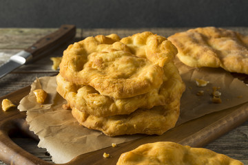 Homemade Deep Fried Indian Flatbread