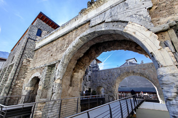 Porta Preatoria - Aosta, Valle d'Aosta, Italy