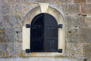 Old iron window