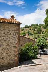 Little village of Eus, one of the most beautiful villages of France