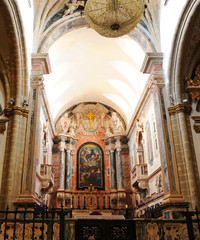 Interior of the Cathedral of Our Lady of the Assumption, Elvas, Alentejo, Portugal