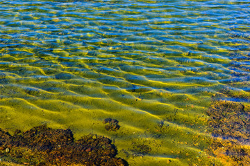 Water surface with reflections
