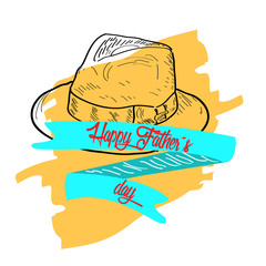 Happy fathers day graphic design, Vectro illustration