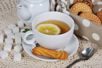 Tasty tea for breakfast