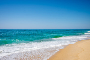 Blick auf den Atlantik bei Ovar-Furadouro