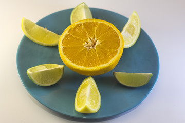 Citrus Fruit on Plate
